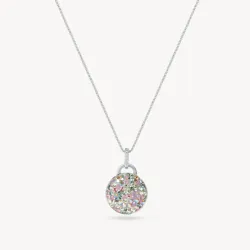 Abalone Sparkle Disc Necklace - Hillberg & Berk