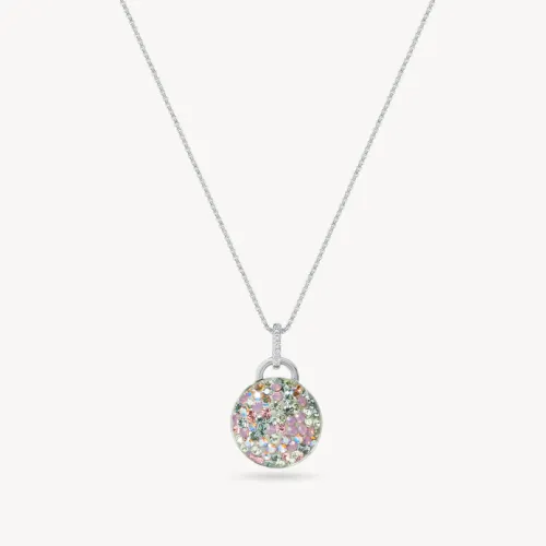 Abalone Sparkle Disc Necklace - Hillberg & Berk Abalone Sparkle Disc Necklace - Hillberg & Berk