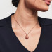 Rose Gold Pearl Sparkle Ball Long Necklace- Hillberg & Berk