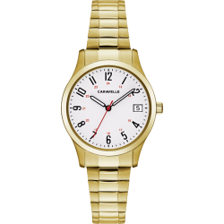Caravelle Women's Traditional-Expansion Band Watch - Golden