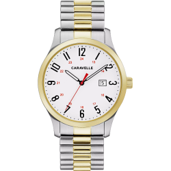 Caravelle Men's Traditional-Expansion Band Watch