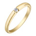 Diamond Solitaire Stackable Ring- 0.04ct TDW