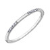 White Gold Diamond Band- 0.10ct TDW