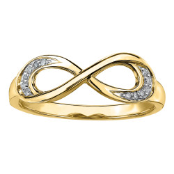 Infinity Diamond Ring- 0.06ct TDW