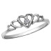 Heart Diamond Ring- 0.01ctTDW