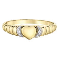Diamond Heart Ring- 0.01ct TDW