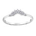 White Gold Diamond Band- 0.10ct TDW