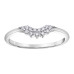 White Gold Diamond Band- 0.10ct TDW