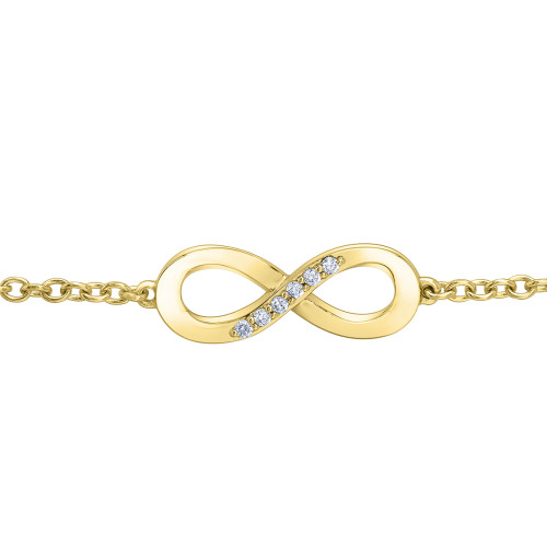 Infinity Diamond Bracelet- 0.06ct TDW