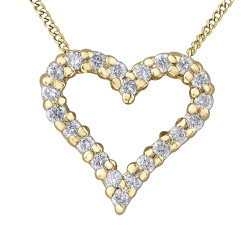 Diamond Heart Necklace- 0.12 TDW