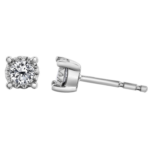 Illuminaire Diamond Stud Earrings- 0.25ct TDW White Gold