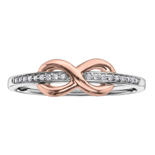 Diamond Infinity Ring- 0.05ct TDW