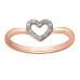 Diamond Heart Ring- 0.05ct TDW