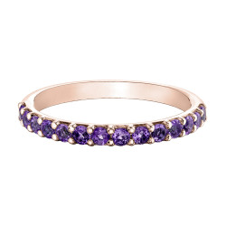 Amethyst Stackable Chi Chi Ring (February Birthstone)