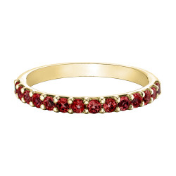 Garnet Stackable Chi Chi Ring (January Birthstone)