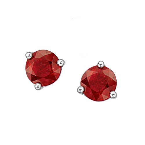 Ruby Stud Earrings (July Birthstone)