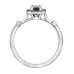 Sapphires and Diamond Ring- 0.08ct TDW