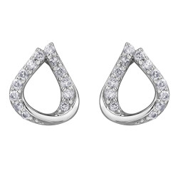 Diamond Loop Earrings- 0.20ct TDW