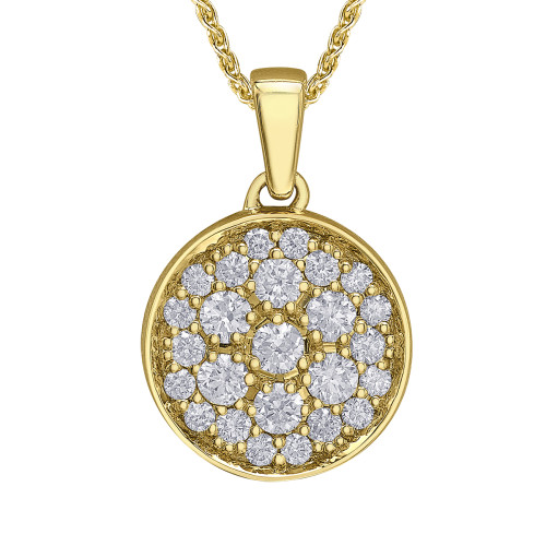 Round Diamond Necklace- 0.50ct TDW