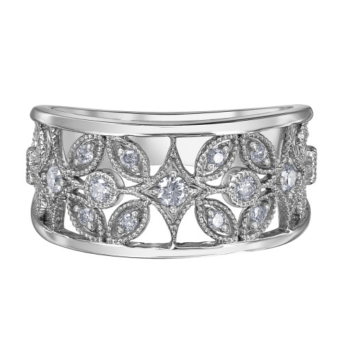 Diamond Filigree Ring- 0.35ct TDW Diamond Filigree Ring- 0.35ct TDW