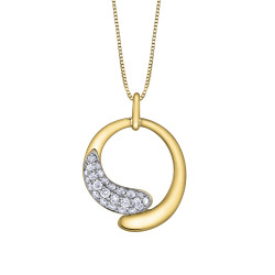 Diamond Cluster Necklace- 0.50ct TDW