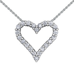 Diamond Heart Necklace- 0.50ct TDW