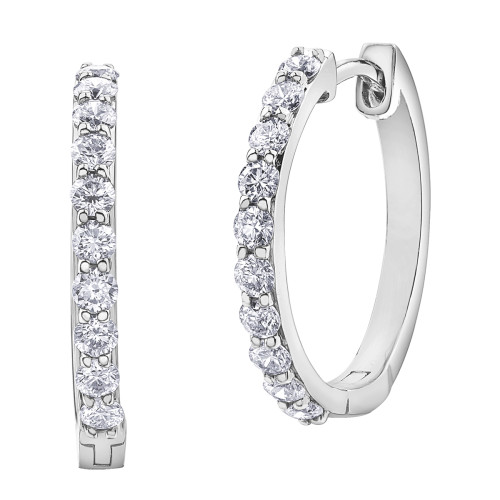 Diamond Envy Hoop Earrings- 0.50ct TDW