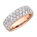 Rose Gold Fancy Diamond Band- 2.00ct TDW