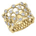 Yellow Gold Diamond Dinner Ring- 1.00ct TDW