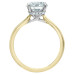 1.51ct Lab Grown Diamond Solitaire Ring with Hidden Halo- 1.59ct TDW