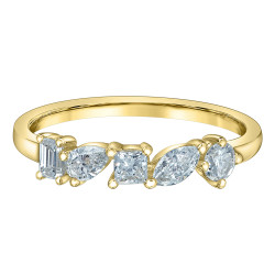 Mixed Fancy Shape Lab Grown Diamond Ring- 0.50ct TDW