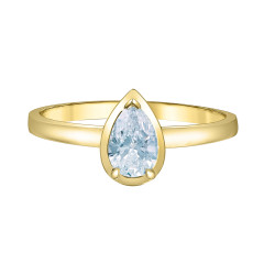 Pear Shape Lab Grown Diamond Solitaire- 0.50ct