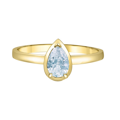 Pear Shape Lab Grown Diamond Solitaire- 0.50ct
