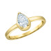 Pear Shape Lab Grown Diamond Solitaire- 0.50ct
