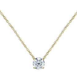 Lab Grown Diamond Solitaire Necklace- 1.01ct