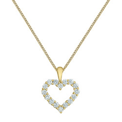 Heart Lab Grown Diamond Pendant - 0.33ct