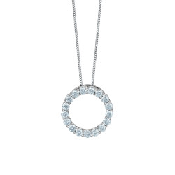 Circle Lab Grown Diamond Necklace - 0.50ct