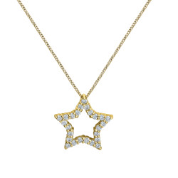 Star Lab Grown Diamond Necklace - 0.25ct