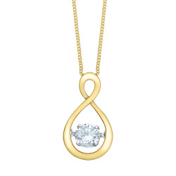 Infinity Moving Lab Grown Diamond Solitaire Pendant - 0.30ct