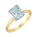 Radiant Cut Half Bezel Hidden Halo Lab Grown Diamond Ring- 2.16ct TDW