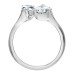 Two-Stone Pear Shaped Lab Grown Diamond Statement Ring- 2.55ct TDW