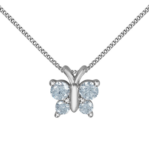 Butterfly Lab Grown Diamond Pendant - 0.33ct