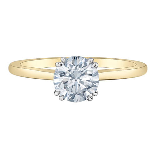 Double Prong Lab Grown Diamond Solitaire Ring- 1.00ct