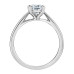 Pear Shape Lab Grown Diamond Solitaire Ring- 1.00ct