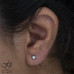 Tension Set Diamond Earrings