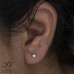 Illuminaire Diamond Stud Earrings- 0.04tw