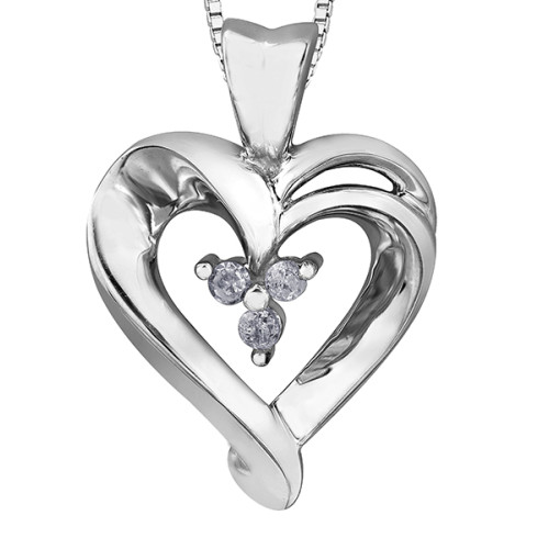 Heart Diamond Pendant