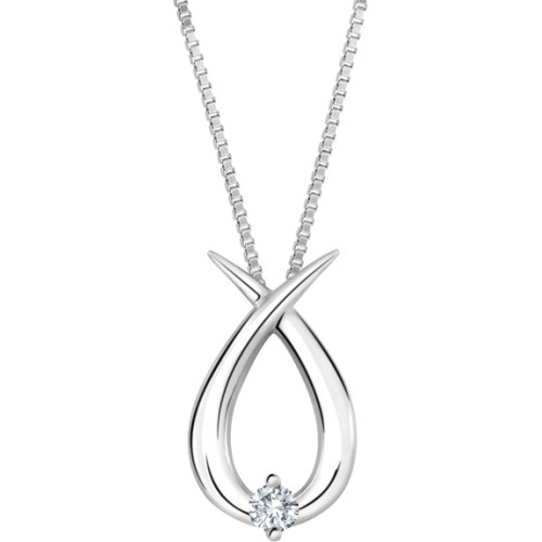 Diamond White Gold Pendant