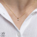 Tension Set Diamond Pendant- Yellow Gold