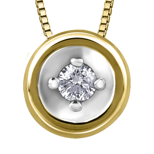 Doughnut Diamond Pendant